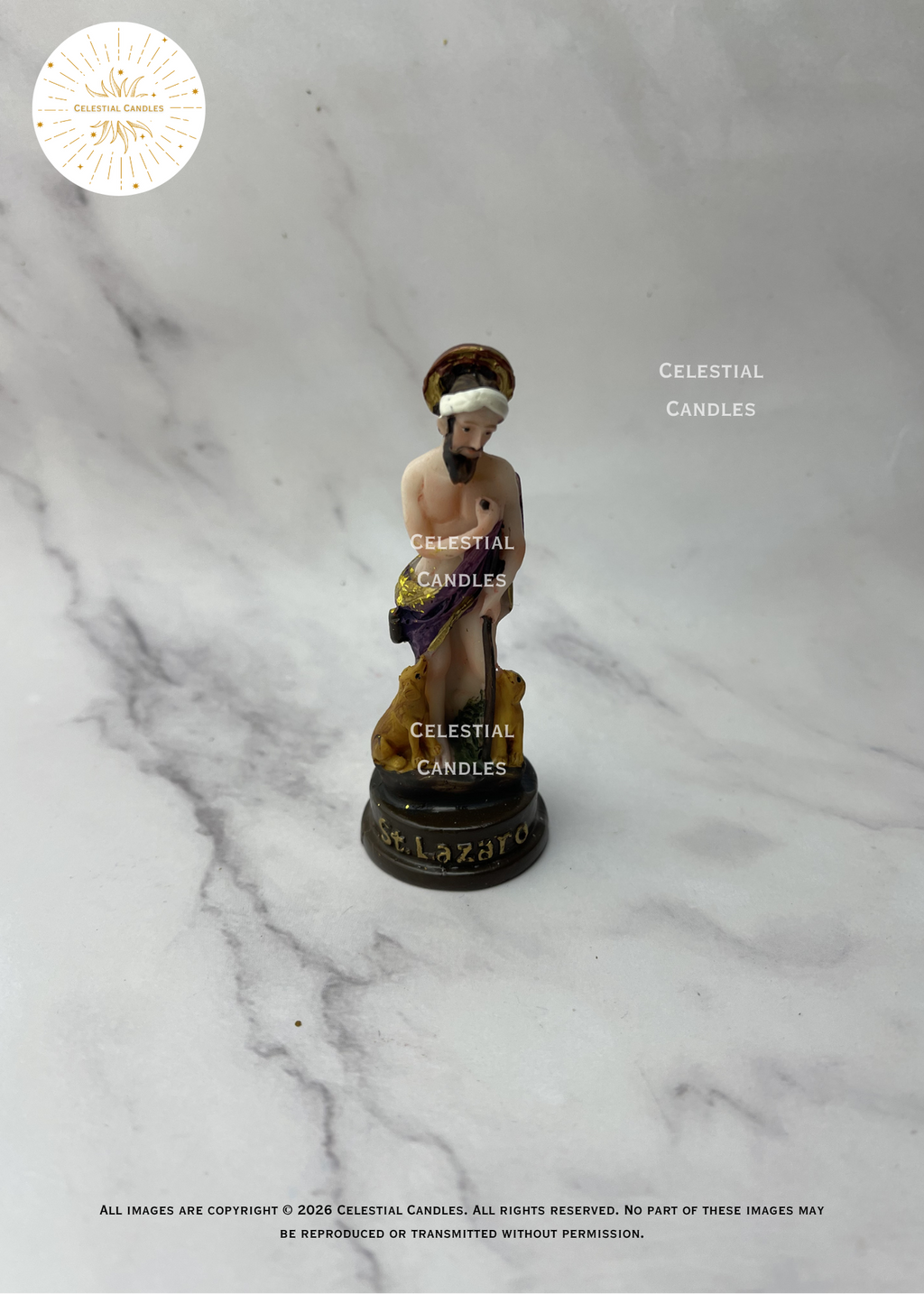 Saint Lazaro Mini Statue