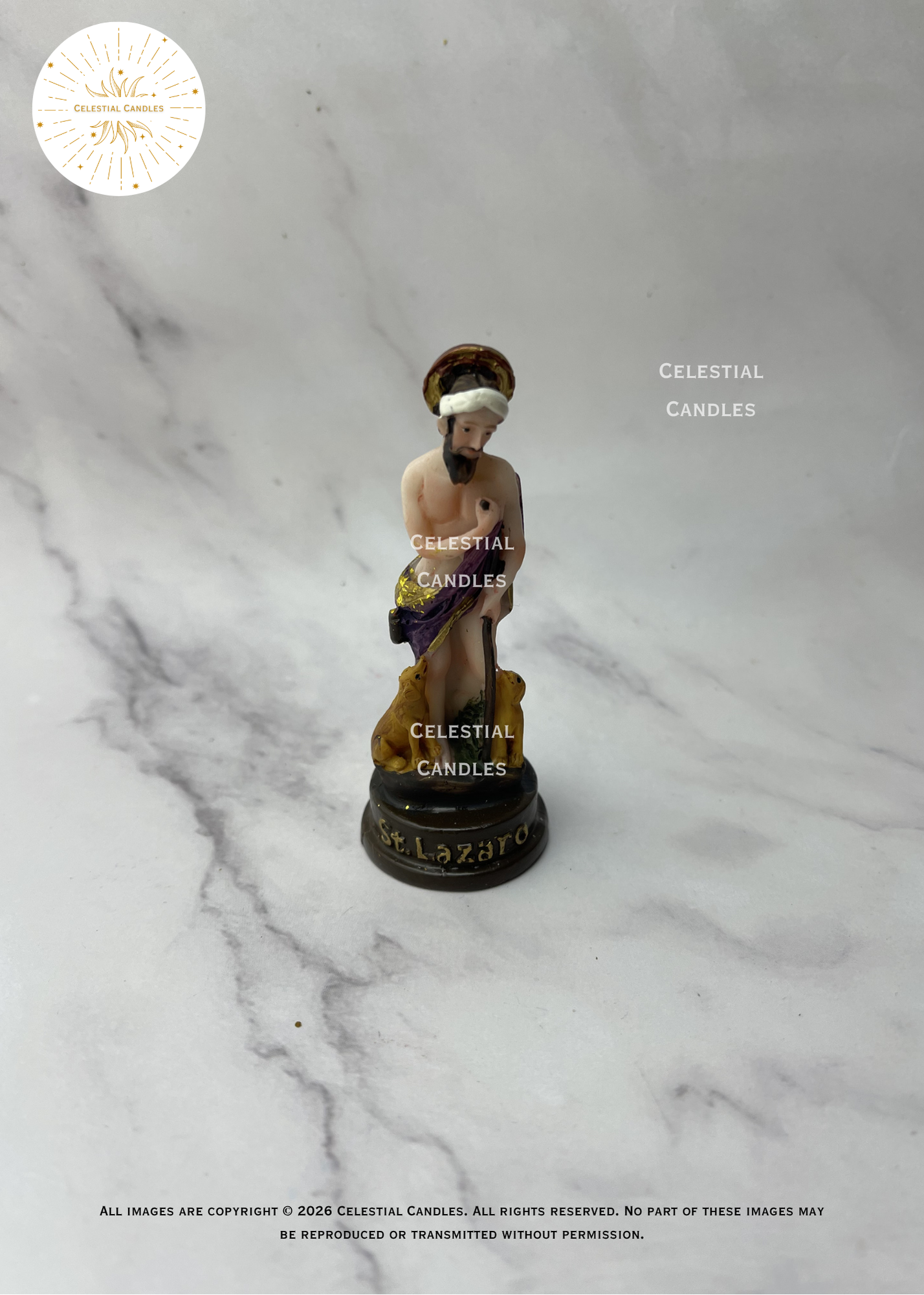 Saint Lazaro Mini Statue