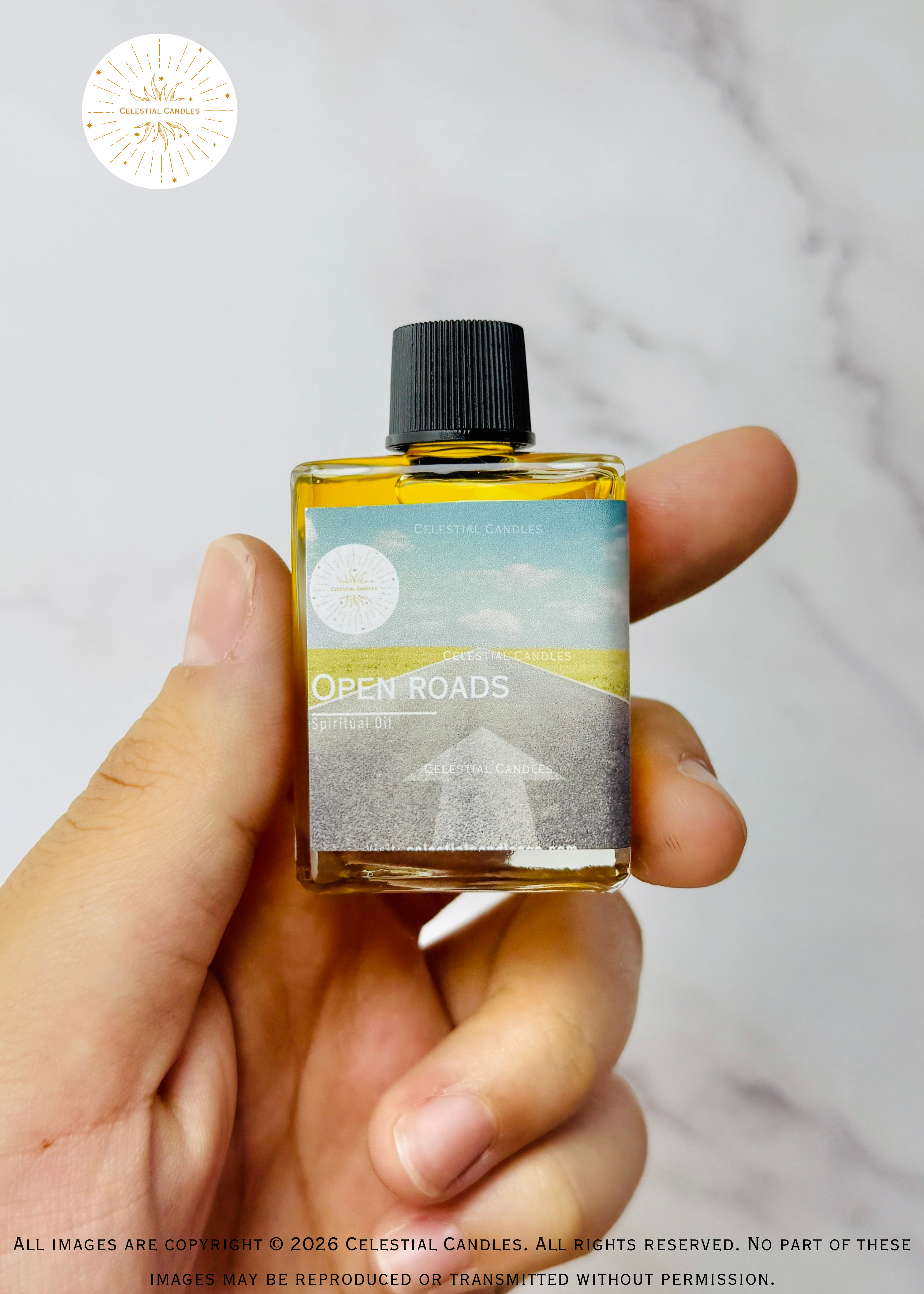 Open Roads Spiritual Oil to Prepare Candles