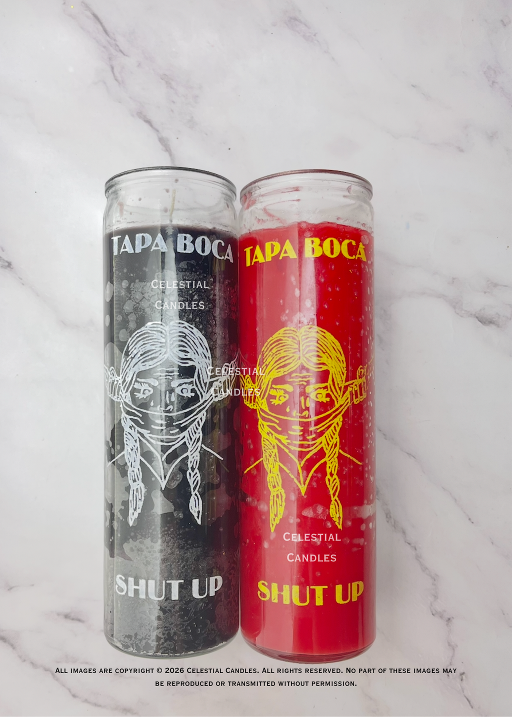 Shut Up Candles/Velas Tapa Boca