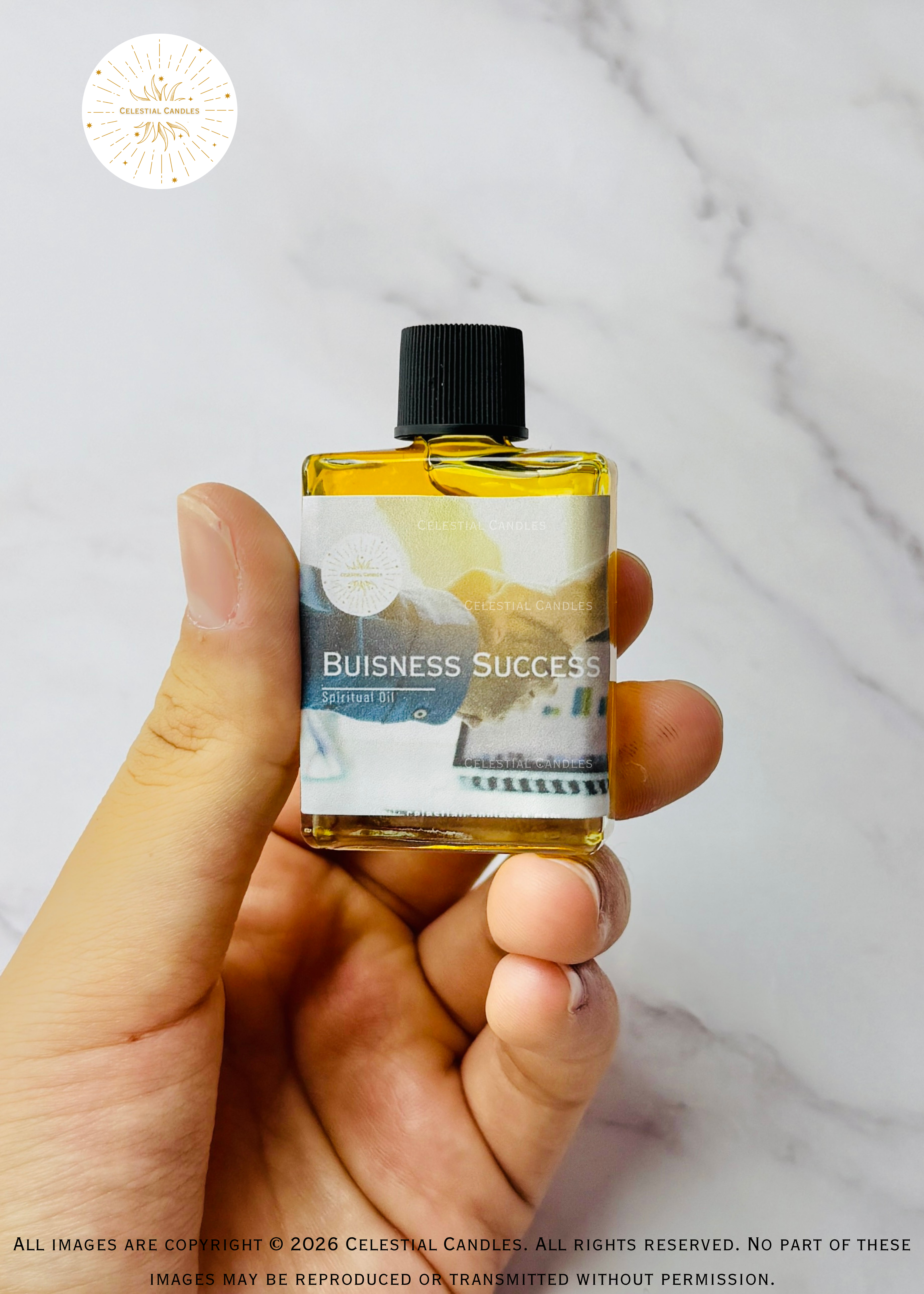Business Success Spiritual Oil to Prepare Candles