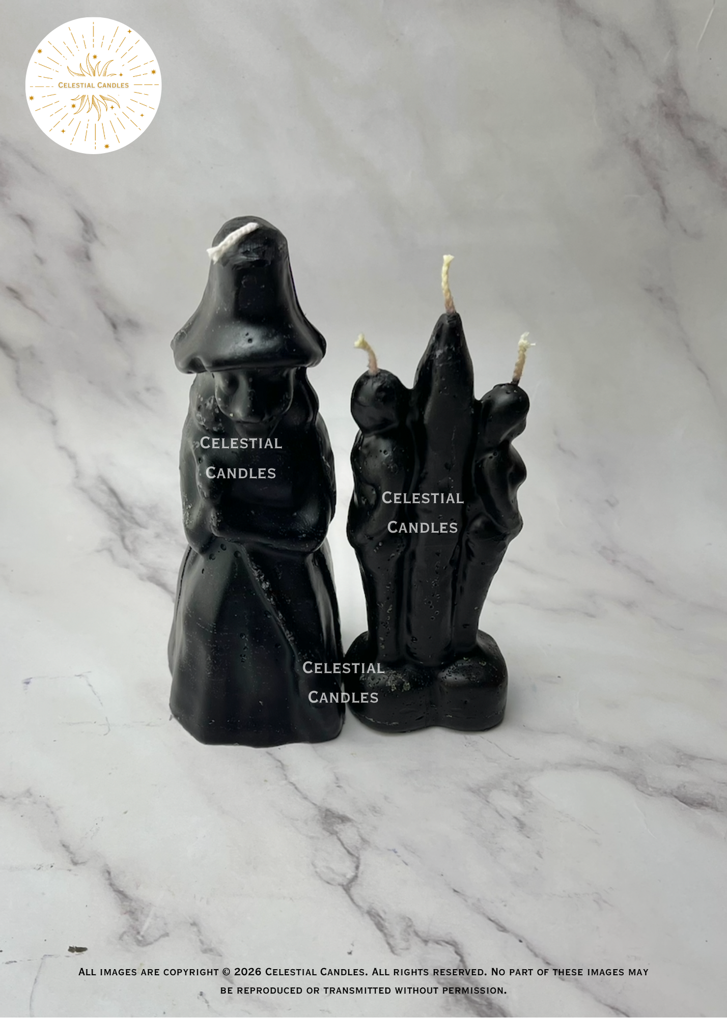 Separation Witch Candles/Velas Separacion Bruja