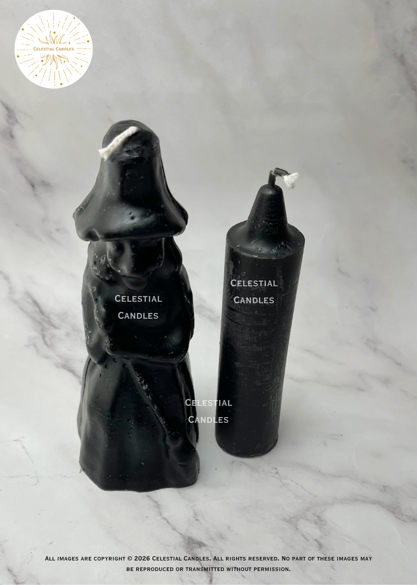Witch Candle Set/Conjunto Velas De Brujas