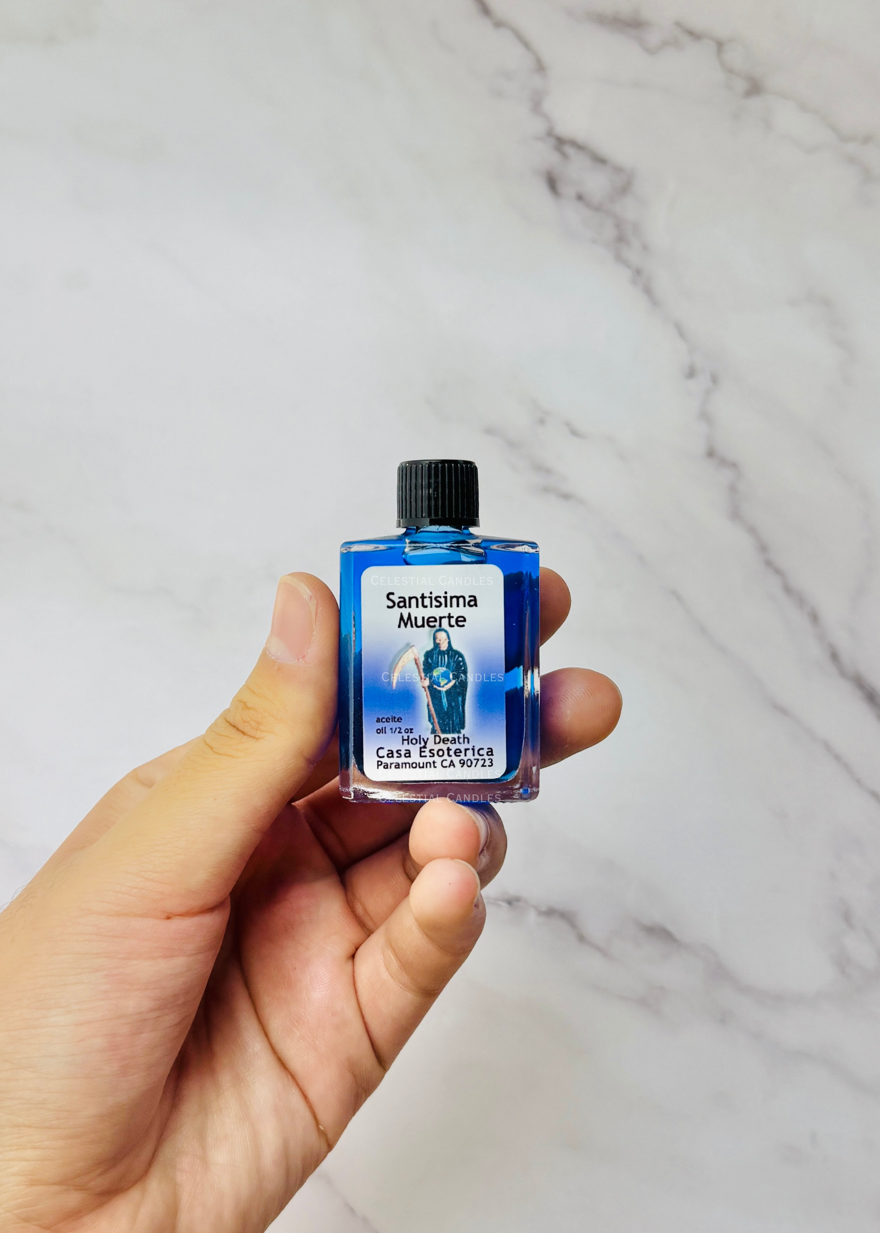 Holy Death/Santa Muerte Oil to Prepare Candles