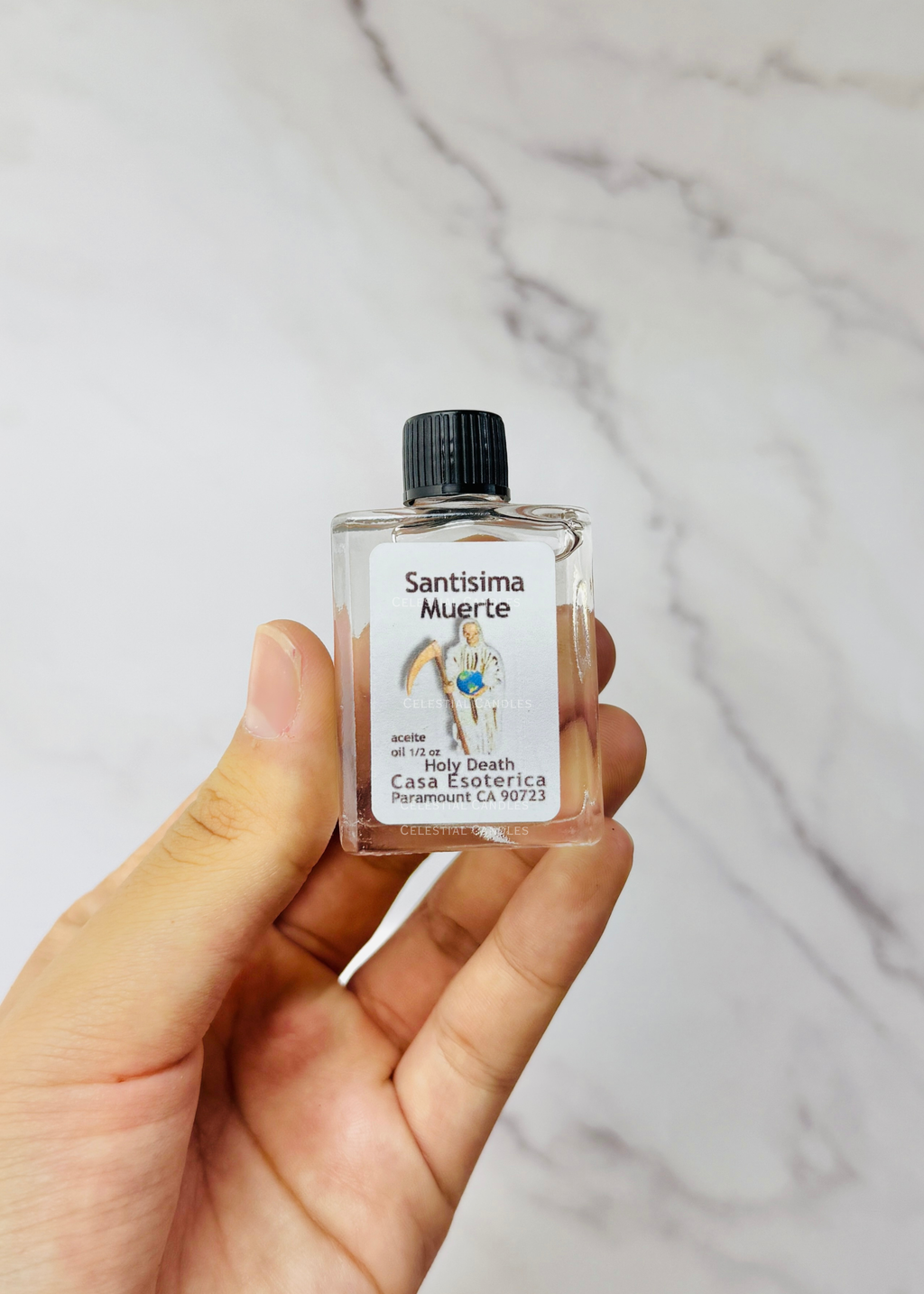 Holy Death/Santa Muerte Oil to Prepare Candles
