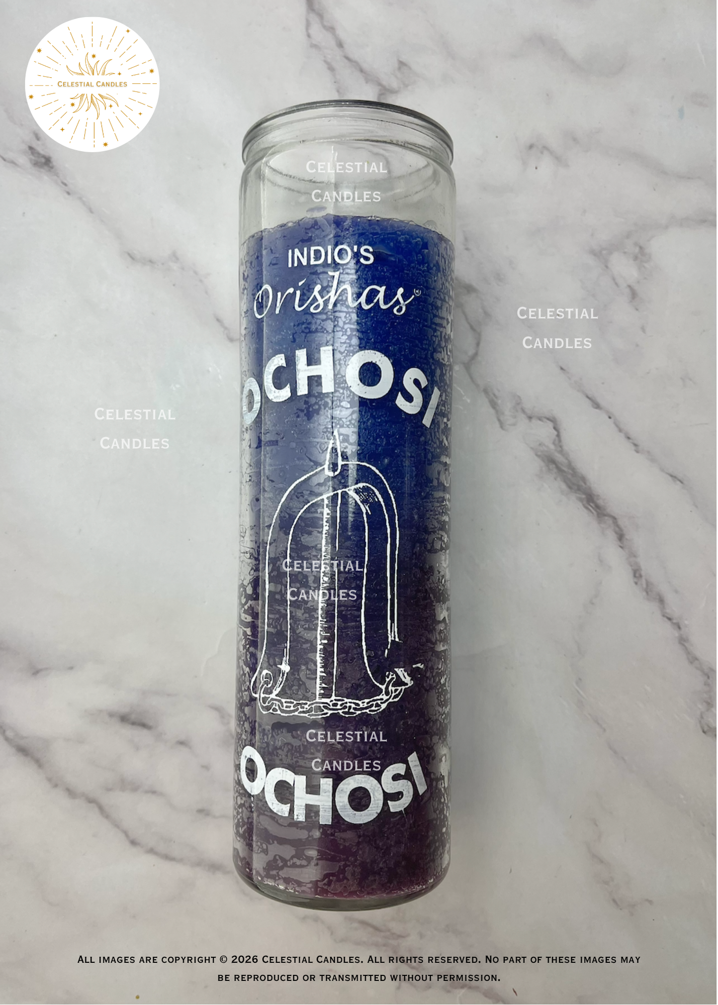 Ochosi Orisha Candle