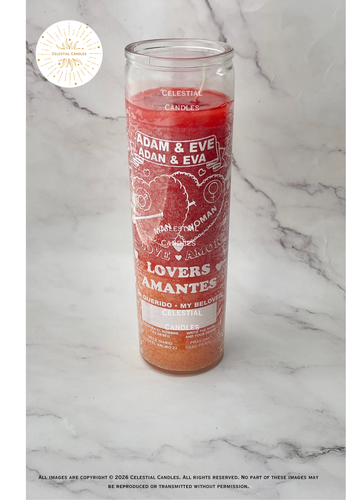 Adam Eve Candle