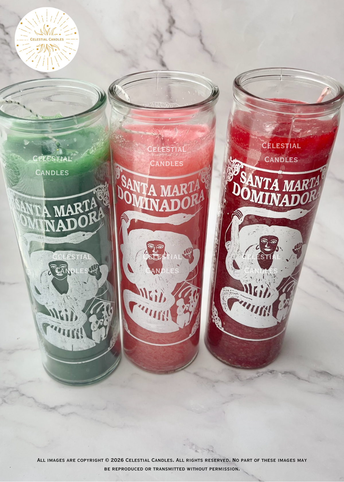 Saint Martha Dominator Candle/Santa Martha Dominadora Vela