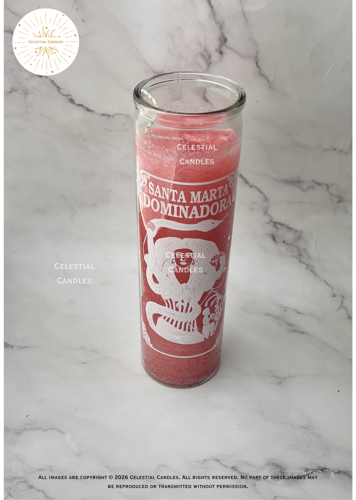 Saint Martha Dominator Candle/Santa Martha Dominadora Vela