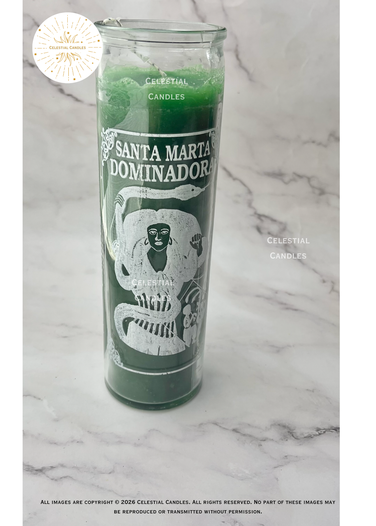 Saint Martha Dominator Candle/Santa Martha Dominadora Vela