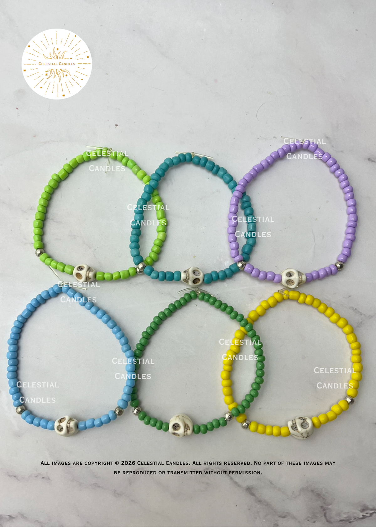 Holy Death Bracelets/Pulseras Santa Muerte