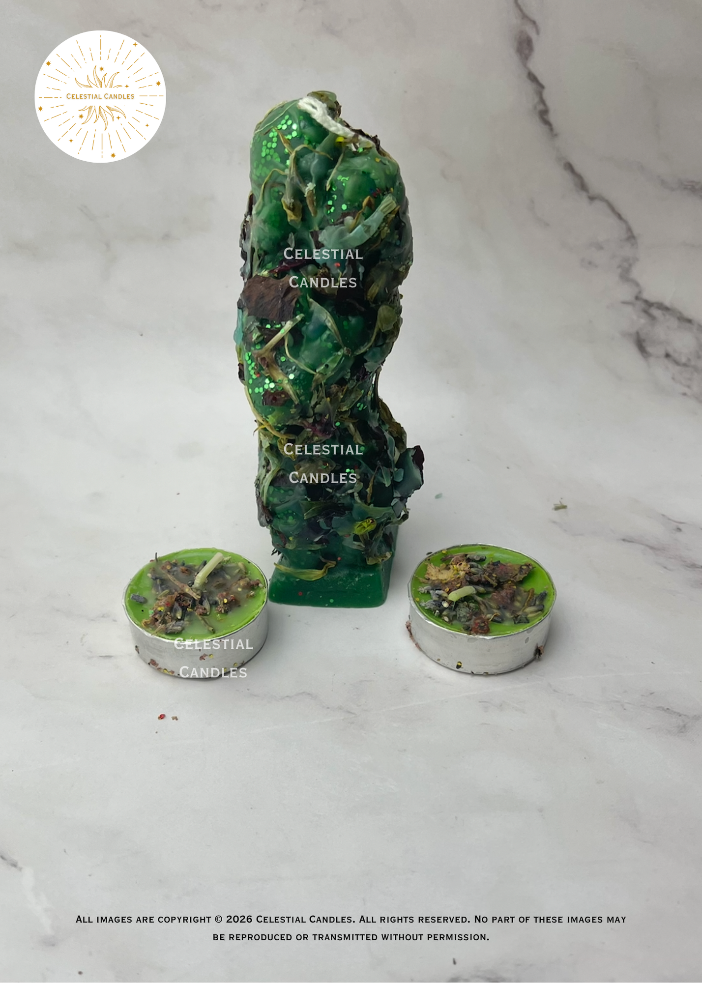 Mini Love Luck Candles/Velas Mini Suerte Amor