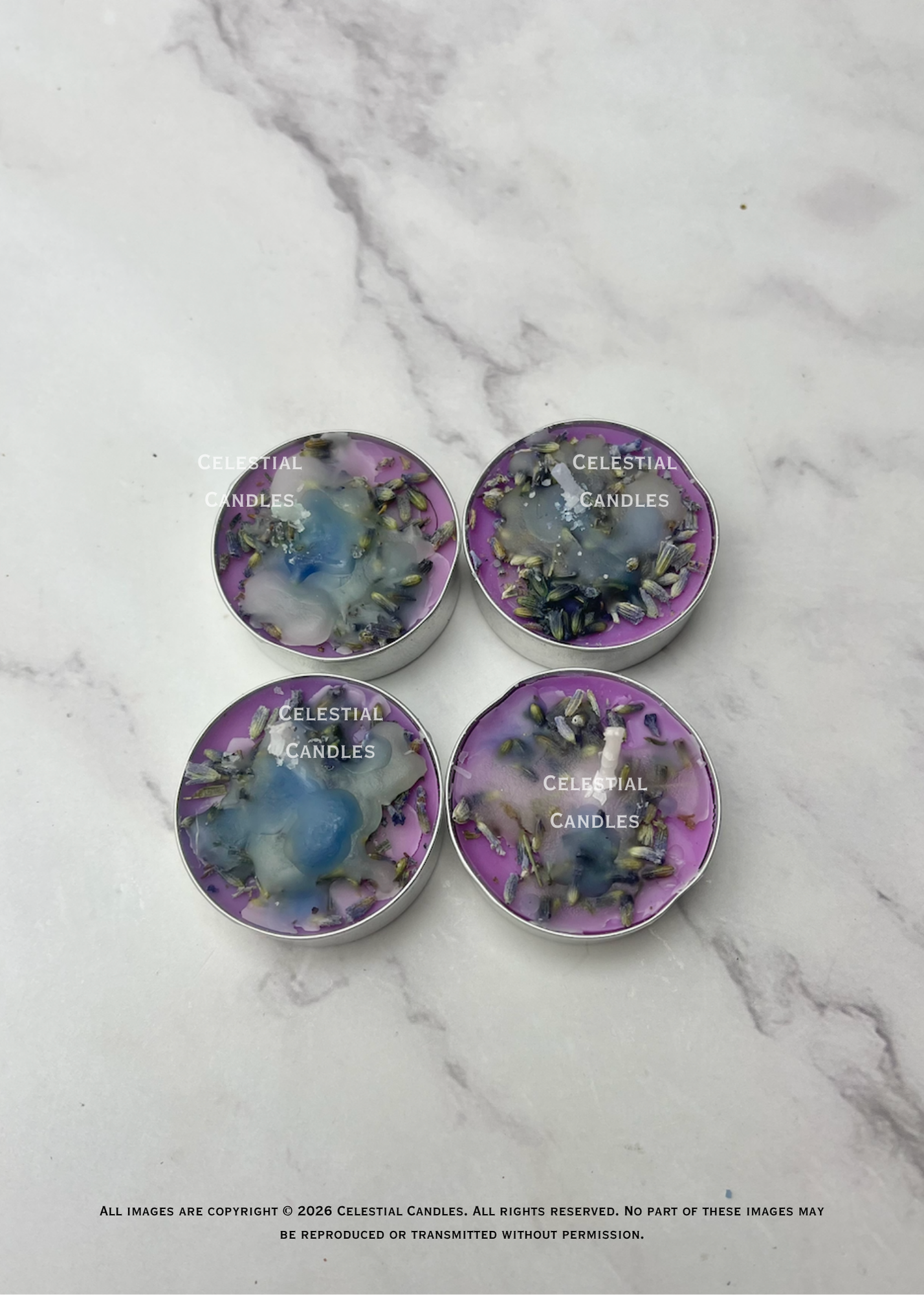 Lavender Tealight Candles