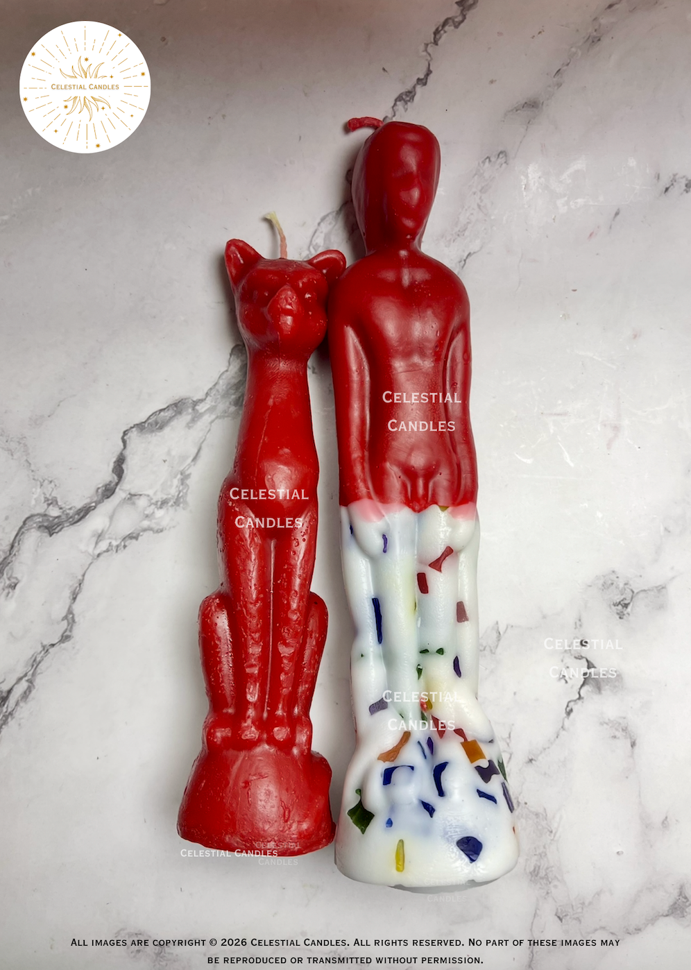 Romantic Love Candles/Velas Amor Romantica